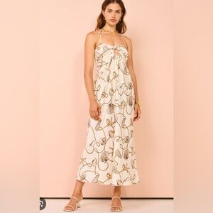 Bec + Bridge  Bayside strapless maxi dress in Parisian shell